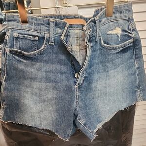 Joe's Jeans Distressed Blue Jean Shorts